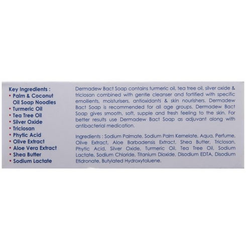 Dermadew Bact Soap for Gentle Skin Cleansing